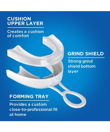 DENtek Maximum Protection Dental Mouth Guard for Night Time Teeth Grinding Prevention - Buy Online on GoSupps.com