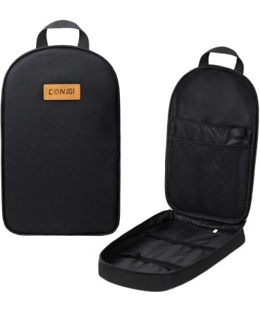 Camping Cookware Storage Bag - Portable Bag for Camping Cooking Utensils Set - Knife, Fork, Spoon, Chopping Board & Chef's Knife - Black - Buy Online on GoSupps.com
