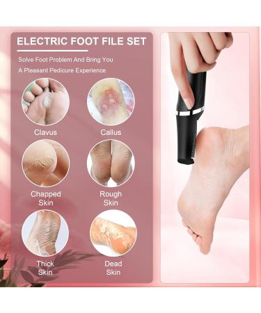 Rechargeable Electric Callus Remover for Feet - Professional Pedicure Tool for Smooth Healthy Skin at Home | Ideal for Men & Women - Buy Online on GoSupps.com