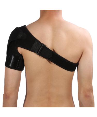 Adjustable Shoulder Bandage - Neoprene Support with Compression & Refrigeration Therapy for Sports Recovery - Buy Online on GoSupps.com
