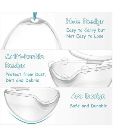 8 PCs Transparent Dustproof Pacifier Box - Portable Storage Container for Babies - Buy Online on GoSupps.com