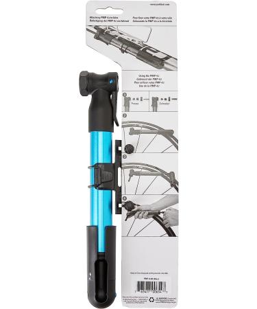 Park Tool PMP-4.2B Blue Mini Pump - Compact and Efficient Bicycle Tire Inflation - Buy Online on GoSupps.com