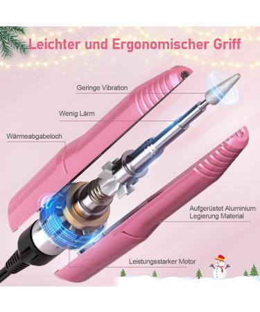 Weiyi Nail Miller Set | Professional Electric Nail File & Grinder | Low Vibration 20000 RPM 6 Drilling Sleeves | Optimal Nail Care & Design - Buy Online on GoSupps.com