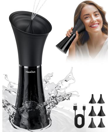 HeaDot Ear Wax Removal with Smart Water Temperature Water Powered Ear Cleaner with 6 Tips Safe and Effective Ear Wax Removal Kit with 4 Pressure Levels - IPX7