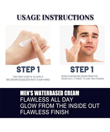 Men's BB Cream Foundation for Natural Look & Even Skin Tone - Conceals Blemishes & Imperfections - Tinted Moisturizer for Men and Women - Buy Online on GoSupps.com