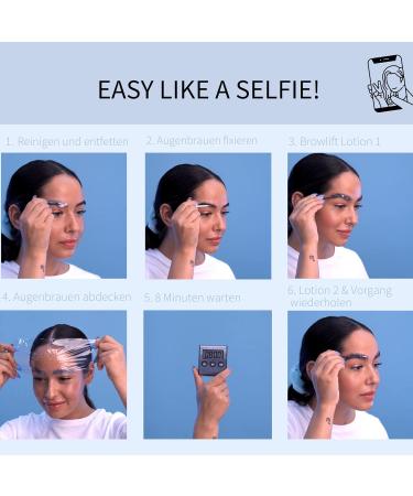 Fleeky Eyebrow Lifting Set - DIY Brow Lamination Kit for Perfect Brows | Ideal Gift for Girls' Night Mother's Day & Birthdays - Buy Online on GoSupps.com