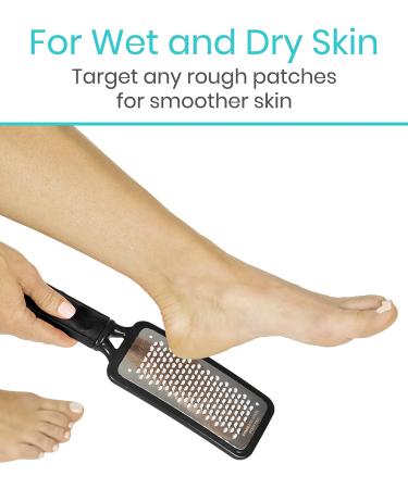 Vive Foot File Callus Remover - Stainless Steel Exfoliator for Smooth & Soft Feet - Buy Online on GoSupps.com