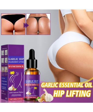 2PCs Garlic Butt Lifting Oil | Metabolism Booster Skin Tightening & Hip Lifting Essential Oil for Effective Massage - Buy Online on GoSupps.com