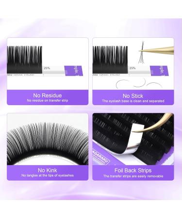 Nagaraku Single Eyelashes - 54 Rows 0.07 D Classic Volume Extensions 7-15mm Mix | High Capacity Soft Matte Black - Shop Now! - Buy Online on GoSupps.com