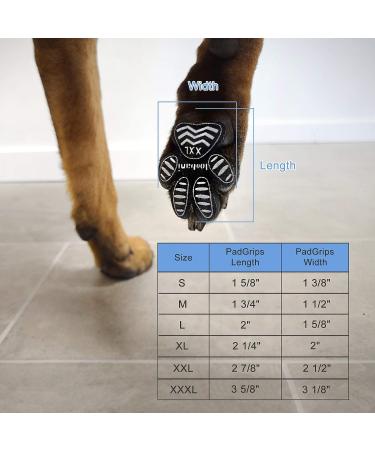 LOOBANI Dog Paw Protector Anti-Slip Pads for Slippery Floors - 6 Sets (24 Pads) - Small Size - Ideal for 4-10 lbs Dogs - Buy Online on GoSupps.com
