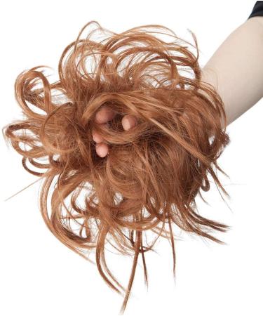 Real Fashion Tousled Updo Hair Pieces Messy Bun Hair Scrunchies Extensions Hair Pieces Ponytails Hair Extensions for Women Light Auburn - Buy Online on GoSupps.com