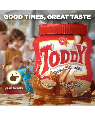 Toddy Chocolate Powder Drink Mix - Breakfast Shake with Vitamins and Proteins Instant Hot and Cold Beverage for Kids & Adults 14.10 Oz (Pack of 1) - Buy Online on GoSupps.com