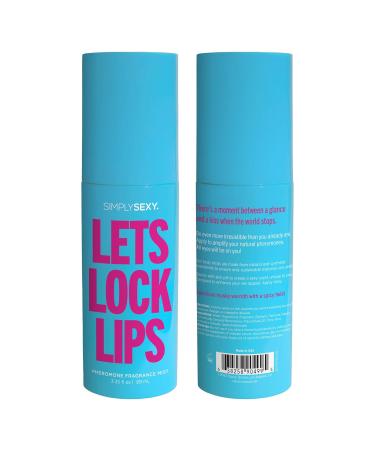 Let's Lock Lips Pheromone Body Mist Perfume - Women Cologne & Fragrances - Body Spray with Notes of Natural Bergamot Lemon Cardamon Mimosa and Violet - 3.35 floz 99 mL - Buy Online on GoSupps.com