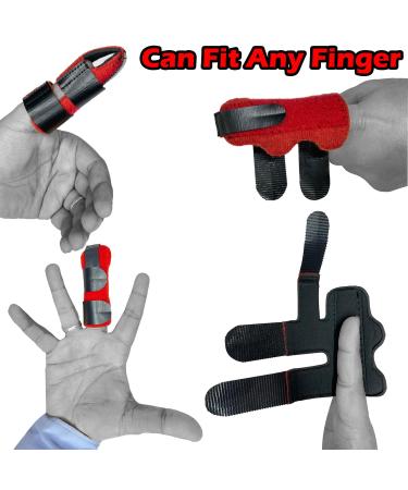 Ultimate Finger Splint - Flexible & Comfortable Finger Support Brace for Pain Relief - Lightweight Breathable - Ideal for Broken & Trigger Fingers - Buy Online on GoSupps.com