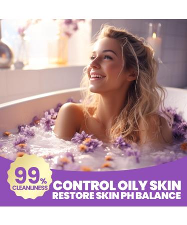 Spa Luxetique Lavender Bath Set - 8pcs Pamper Gifts for Women - Buy Online on GoSupps.com