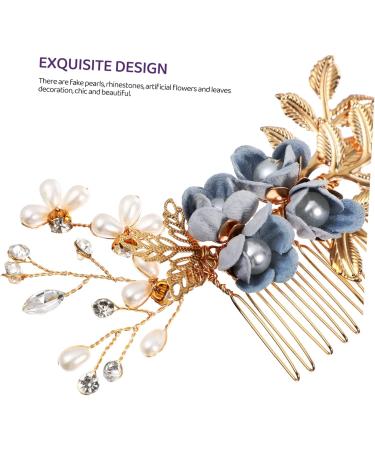 MAGICLULU 10 Sets Bridal Headwear Blue Flower Hair Clip Bride Hair Clip Wedding Hair Accessories Pearl Hair Accessories Pearls Hair Clips Side Combs Rhinestones Bridesmaid Clothing - Buy Online on GoSupps.com