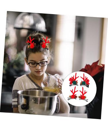 minkissy 2 Pairs Christmas Hair Clips Women Hair Accessory Girls Christmas Barrette Party Hair Ornaments Kids Hairpin Cute Hair Clips Hair Decoration Hair Accessories Abs Child - Buy Online on GoSupps.com