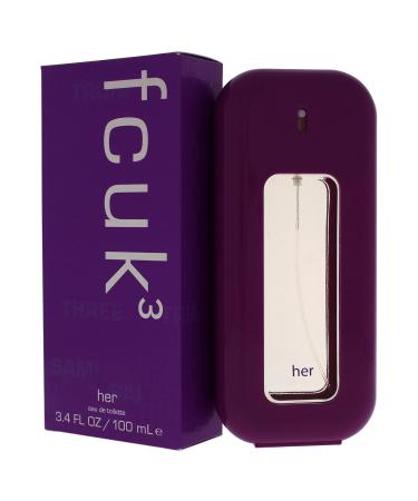 French Connection Fcuk 3 Uk For Women eau-de-toilette Spray 3.40 Ounce - Buy Online on GoSupps.com