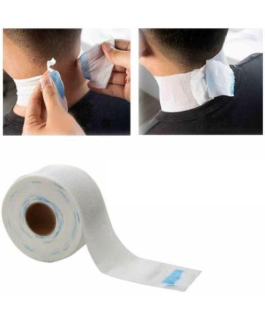 Bcowtte 25 Neck Hair Cutting Collar Strip Roll Paper Salon Barber Dispose - Buy Online on GoSupps.com