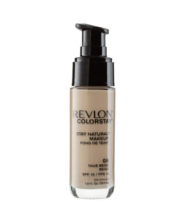 Revlon Colorstay Stay Natural Makeup Foundation  TRUE BEIGE 08  1 fl. Oz (30 ml)