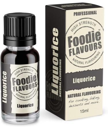 Foodie Flavours Natural Liquorice Flavouring - 15ml | High Strength - Buy Online on GoSupps.com
