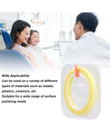 Tooth Polishing Strips | 2 Rolls - 4mm Wide Dual Grinding Section Multi-Purpose Resin Grain Strips for Nail Jewelry - 20 m Quality - Buy Online on GoSupps.com