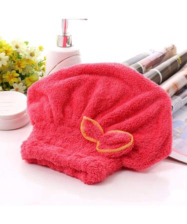 Buy Beautiful Bowknot Solid Hair Turban - Fast Drying Hair Hat Wrap & Bath Towel Tool for Quick Drying - International Shipping Available - Buy Online on GoSupps.com