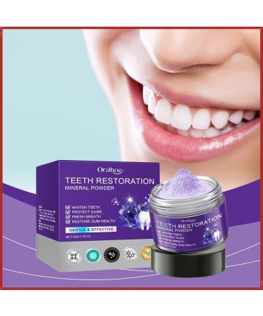 HSY Teeth Restoration Mineral Powder for Whitening Breath Freshening Gum Strengthening - Buy Online on GoSupps.com