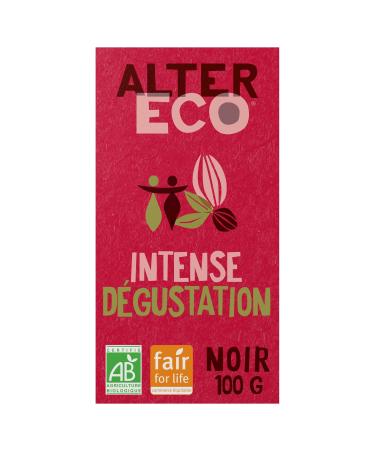 ALTER ECO - Dark Chocolate Bar - Intense Tasting - Organic & Fair Trade - Rich And Fruity - 100g