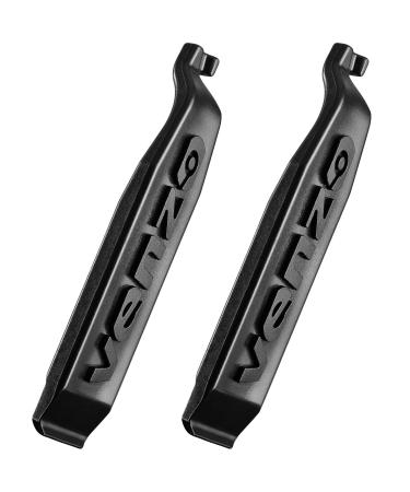Venzo Bike Bicycle Plastic Grip Tyre Levers Removal Tool - Great to Remove Tire at Ease & Replace The Tubes Without Damaging The Wheels - for Road Mountain BMX Bike Tires 2 Pack
