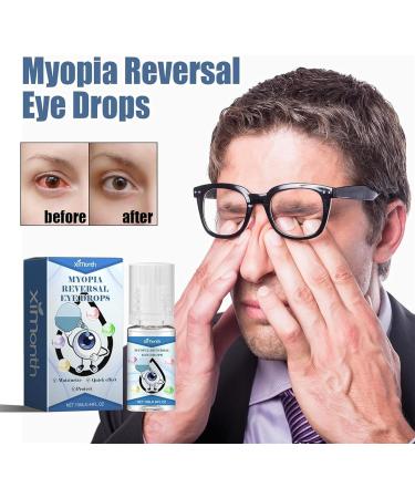 Myopia Reversal Eye Drops - Enhance Eye Wellness & Clear Vision (2PCS) - International Shipping Available - Buy Online on GoSupps.com