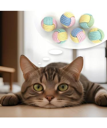 6-Piece Cat Toy Ball Set for Cats & Kittens | Boost Intelligence & Playtime Fun - Buy Online on GoSupps.com
