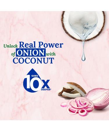 Advansed Onion Hair Oil - 200ml | Boost Hair Growth & Control Hair Fall with Coconut Oil & Vitamin E | International Shipping Available - Buy Online on GoSupps.com
