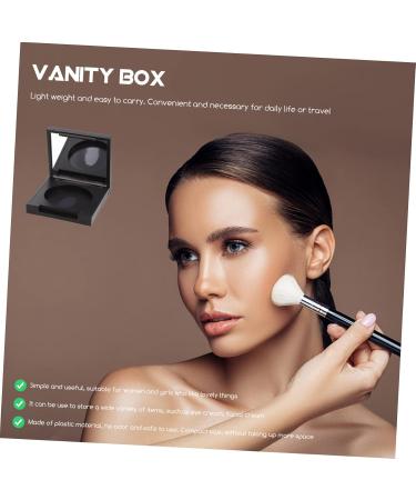 Balacoo 4pcs Blush Box Eyeshadow Box Makeup Blush Eyeshadow Organizer Eyeshadow Supplies Square Mirror 5x5cm Black - Buy Online on GoSupps.com