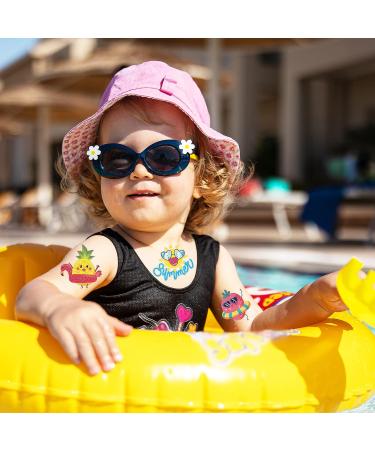 Summer Glitter Fruit Temporary Tattoos for Kids - Waterproof Stickers for Summer Parties & Luau Themes - 10 Sheets - Buy Online on GoSupps.com