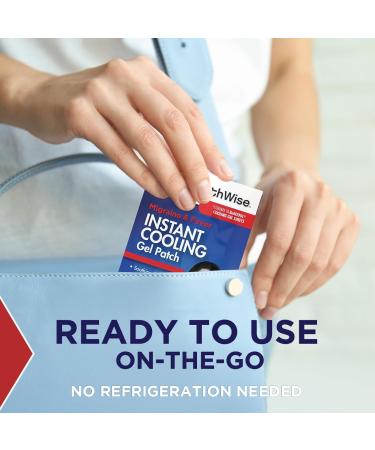 HealthWise Instant Cool Gel Patches | Migraine & Fever Relief | 12-Count | 4.75 x 2 | Soothing Menthol Vapors | Non-Medicated Formula - Buy Online on GoSupps.com