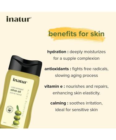 Herbals Pure Olive Oil for Face Body & Hair - 100ml | Effective Natural Skincare & Haircare Solution - International Shipping Available - Buy Online on GoSupps.com