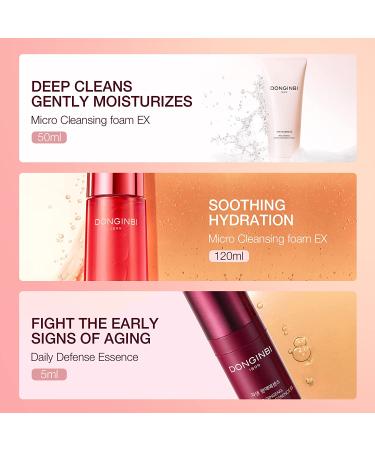 DONGINBI 1899 Single Essence EX Set - Korean Red Ginseng Anti-Aging Skincare Kit - Buy Online on GoSupps.com