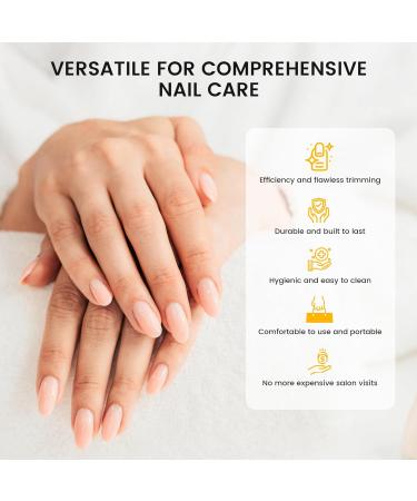 BEZOX Precision Curved Tip Cuticle Scissors - Professional Russian Style Nail Trimmer for Dead Skin & Hangnails - Sharp Blade for Right & Left-Handed Use - Buy Online on GoSupps.com