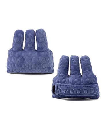 Adjustable Removable Finger Separator Protector | Hand Contracture Cushion Padding Pillow | Prevention Aid Training Tool with Splints (Purple - Buy Online on GoSupps.com
