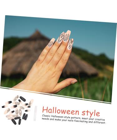 FRCOLOR 4 Sets Halloween Fake Nails Fake Nails Kit Manicure False Nail Nails Nails Nail Art Decoration Nail Decorations for Nail Art Manicure Supply Manicures Charm Abs - Buy Online on GoSupps.com