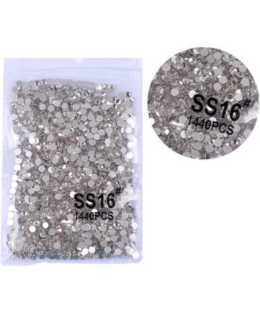 FEIlei 1440Pcs Crystal Flat Back Round Shape Rhinestones Mixed Nail Gems Gemstones Kits - Buy Online on GoSupps.com