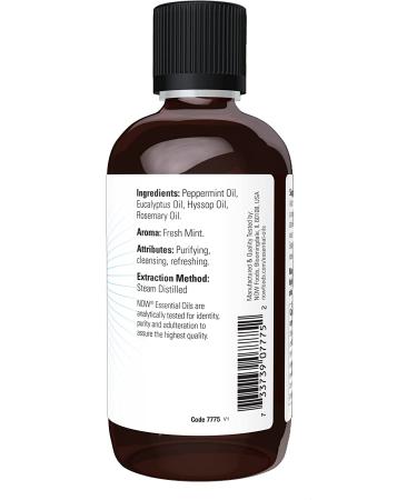 NOW Clear the Air Oil Blend 4oz - Purifying Aromatherapy Scent | Vegan, Child Resistant Cap - Buy Online on GoSupps.com