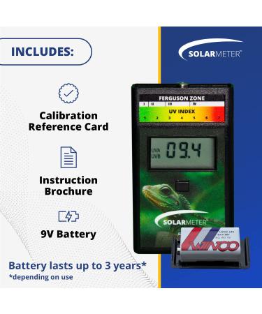 Solarmeter Model 6.5R Reptile UV Index Meter ABS Polymer Black 1 - Buy Online on GoSupps.com