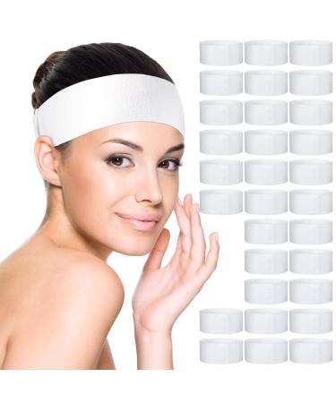 140 Pieces Disposable Spa Facial Headbands with Convenient Closure  White Stretch Facial Headwraps Soft Skin Care Hair Band for Women Girls Salons - Buy Online on GoSupps.com