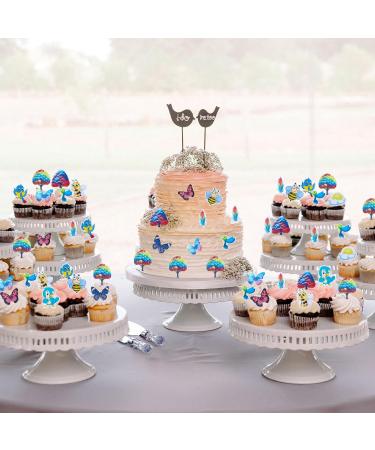 72-Piece Edible Butterflies & Bee Cupcake Toppers - Forest & Tree Decorations for Cakes Birthdays & Weddings | International Shipping - Buy Online on GoSupps.com
