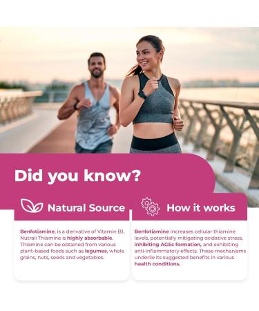 New *BONUS SIZE* 150 HIGHEST POTENCY Benfotiamine Complex 100mg (Vitamin B1/ Thiamine) capsules Increased Energy Nerve Support All-Natural Vegan Gluten Free. 5-month supply (2 Pack) 150 count (Pack of 2) - Buy Online on GoSupps.com