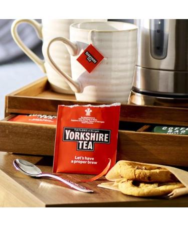 Yorkshire Individually Wrapped & Tagged Tea Bags (50 pack) - Buy Online on GoSupps.com