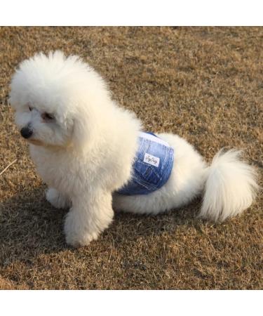 JoyDaog Male Dog Diapers - Reusable Jean Belly Bands XL (20-24 Waist) - 3 Pack - Buy Online on GoSupps.com