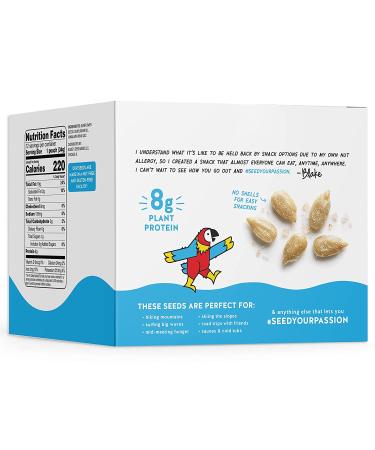 Blakes Seed Based Roasted Sunflower Seeds - Himalayan Salt (12 Count) | Vegan Protein Snack (6g) | Gluten Free, Nut Free, Dairy Free | Healthy Snack for Adults & Kids | Individually Packed - 12 Count Pack - Buy Online on GoSupps.com